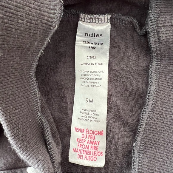 🆕 miles the label dark grey sweatshirt with puzzle piece print - Picture 6 of 7